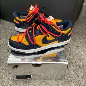 Off-White x Nike Dunk Low ‘University Gold’